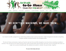 Tablet Screenshot of gogofitnesszambia.com